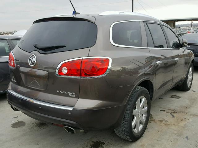 5GAER23778J102502 - 2008 BUICK ENCLAVE CX BROWN photo 4