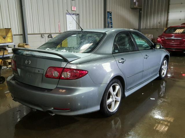 1YVFP80D845N95979 - 2004 MAZDA 6 S GREEN photo 4