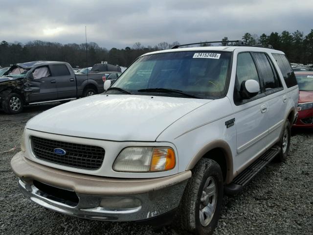 1FMEU17L3VLB91771 - 1997 FORD EXPEDITION WHITE photo 2