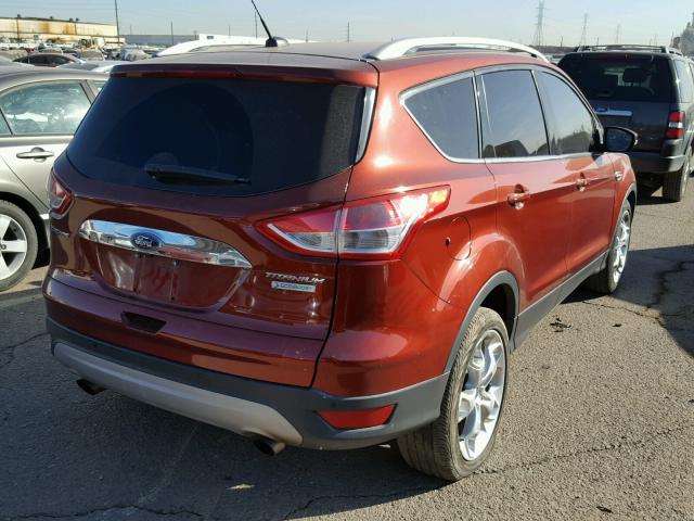 1FMCU0J92EUD80808 - 2014 FORD ESCAPE TIT RED photo 4