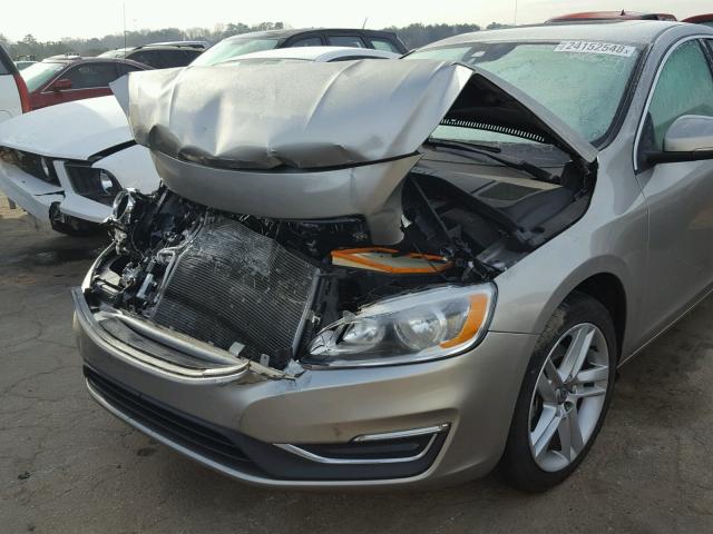 YV140MFK4F2367167 - 2015 VOLVO S60 PREMIE CREAM photo 9