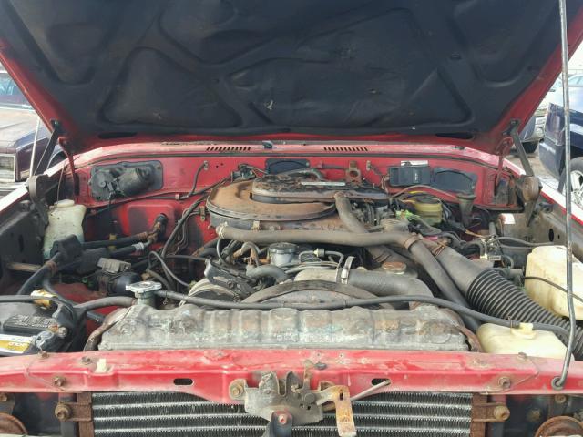 JT3FJ60G6G1134933 - 1986 TOYOTA LAND CRUIS RED photo 7