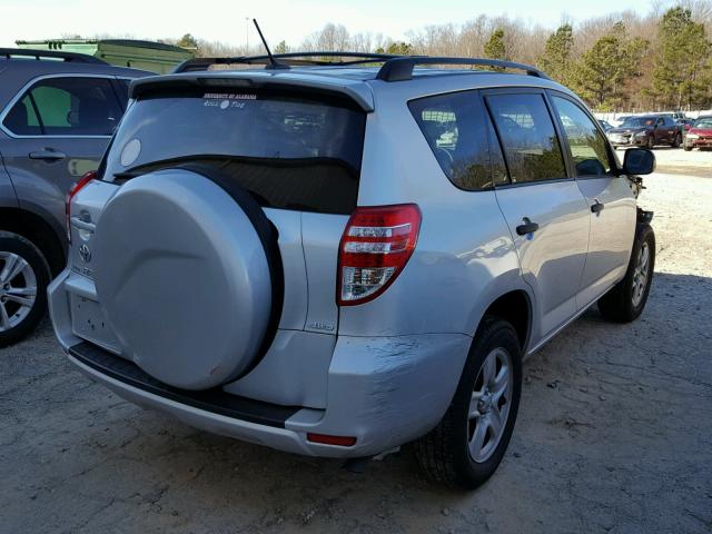 JTMBF4DV8AD036906 - 2010 TOYOTA RAV4 SILVER photo 4