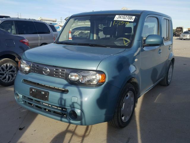 JN8AZ2KR8AT168636 - 2010 NISSAN CUBE BASE BLUE photo 2