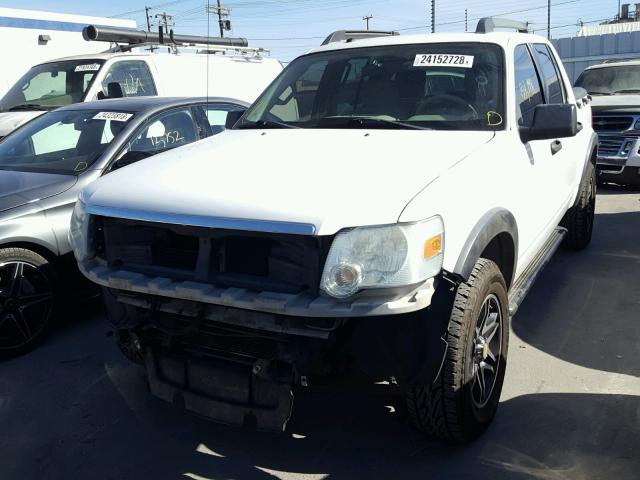 1FMEU31K87UA05845 - 2007 FORD EXPLORER S WHITE photo 2