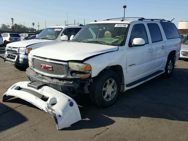 1GKFK66U74J210889 - 2004 GMC YUKON XL D WHITE photo 2