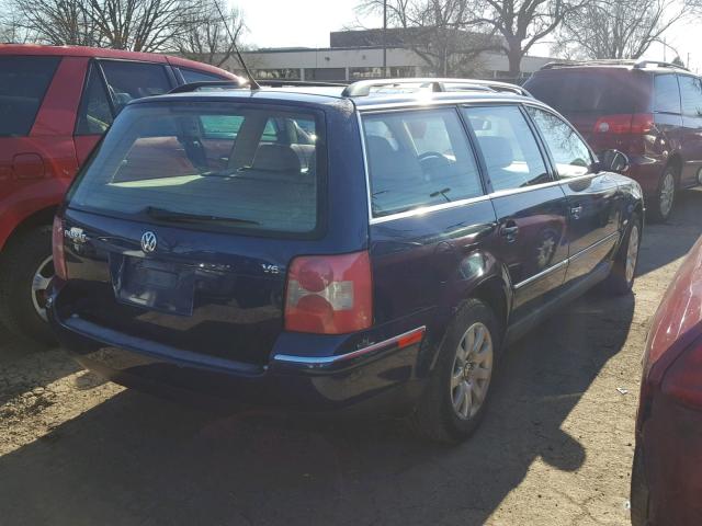 WVWWU63B05E006521 - 2005 VOLKSWAGEN PASSAT GLX 蓝色 照片 4