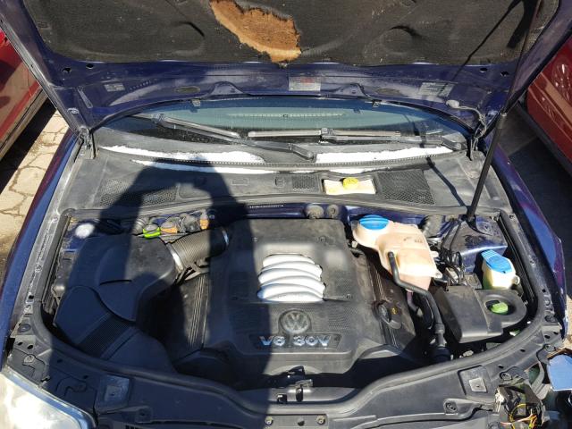 WVWWU63B05E006521 - 2005 VOLKSWAGEN PASSAT GLX 蓝色 照片 7