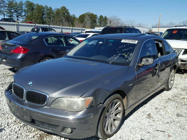WBAHL83576DT00651 - 2006 BMW 750 I GRAY photo 2