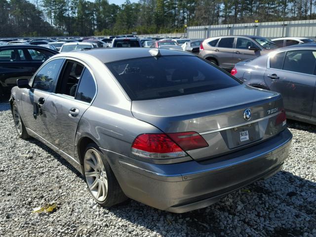 WBAHL83576DT00651 - 2006 BMW 750 I GRAY photo 3