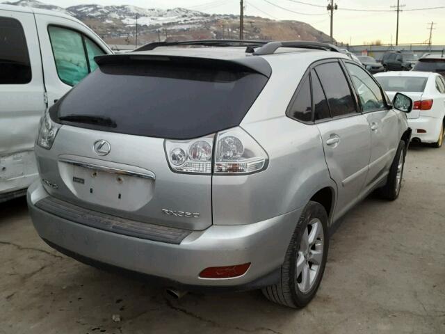 2T2HA31U64C018710 - 2004 LEXUS RX 330 SILVER photo 4