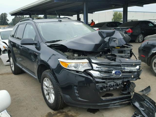 2FMDK3GC1DBB06566 - 2013 FORD EDGE SE BLACK photo 1