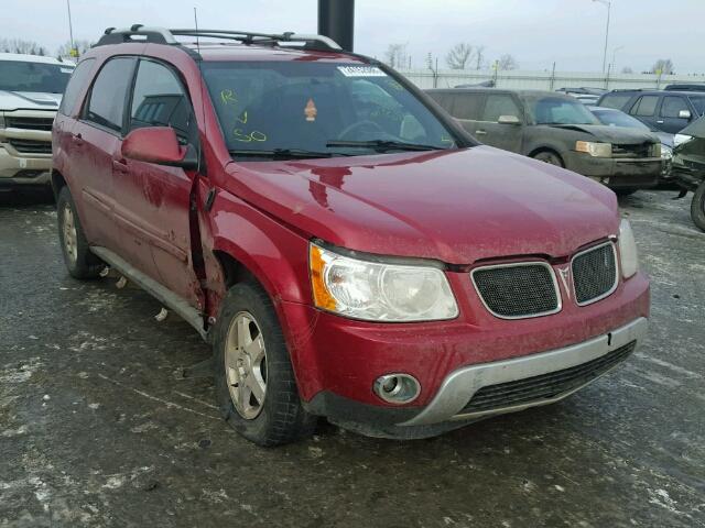 2CKDL63F466115916 - 2006 PONTIAC TORRENT RED photo 1