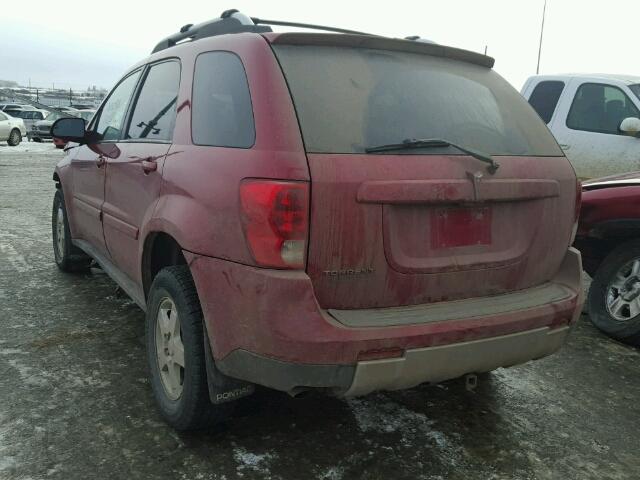 2CKDL63F466115916 - 2006 PONTIAC TORRENT RED photo 3