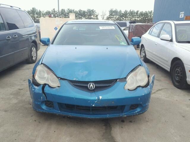 JH4DC54802C007939 - 2002 ACURA RSX TEAL photo 9