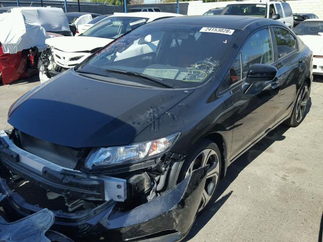 2HGFB6E52FH705884 - 2015 HONDA CIVIC SI BLACK photo 2