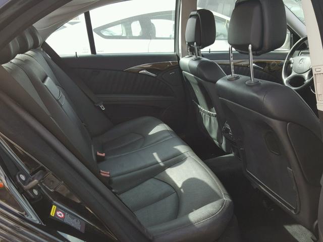 WDBUF90X87X222318 - 2007 MERCEDES-BENZ E 550 4MAT BLACK photo 6