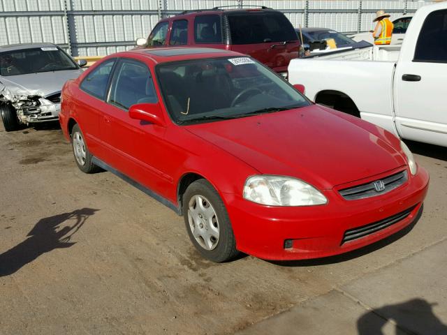 1HGEJ8244YL031121 - 2000 HONDA CIVIC EX RED photo 1