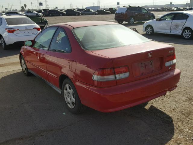1HGEJ8244YL031121 - 2000 HONDA CIVIC EX წითელი ფოტო 3