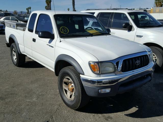 5TESM92NX3Z227677 - 2003 TOYOTA TACOMA XTR WHITE photo 1