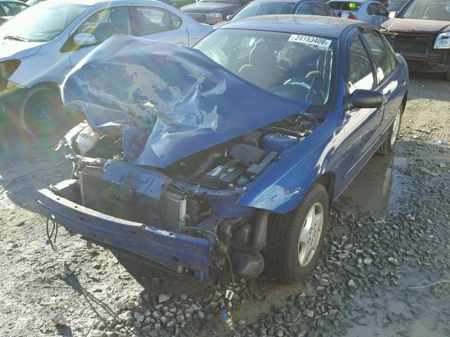 1G1JC52F547265917 - 2004 CHEVROLET CAVALIER BLUE photo 2