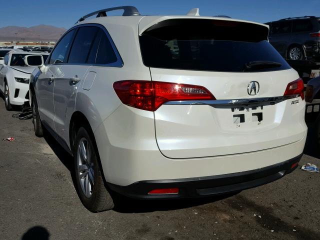 5J8TB3H54FL018440 - 2015 ACURA RDX TECHNO WHITE photo 3