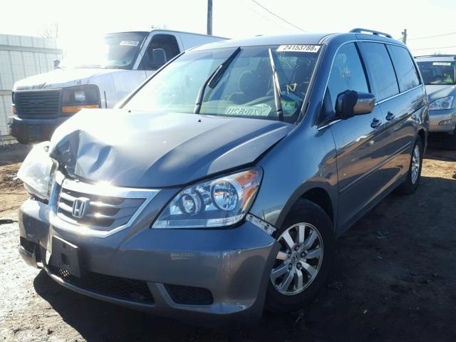 5FNRL384X9B413615 - 2009 HONDA ODYSSEY EX GRAY photo 2