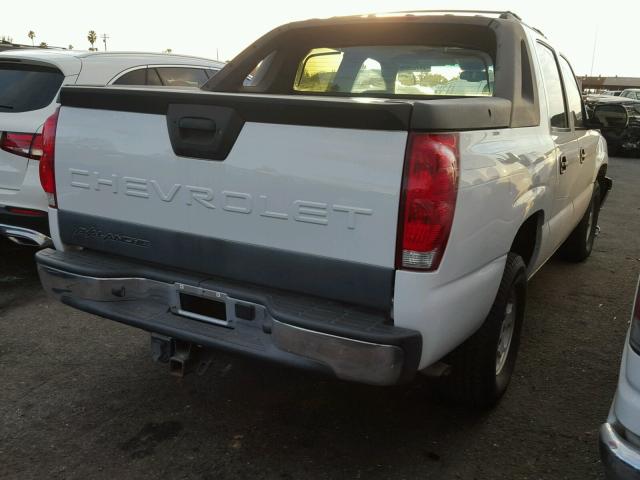 3GNEC12Z16G135577 - 2006 CHEVROLET AVALANCHE WHITE photo 4