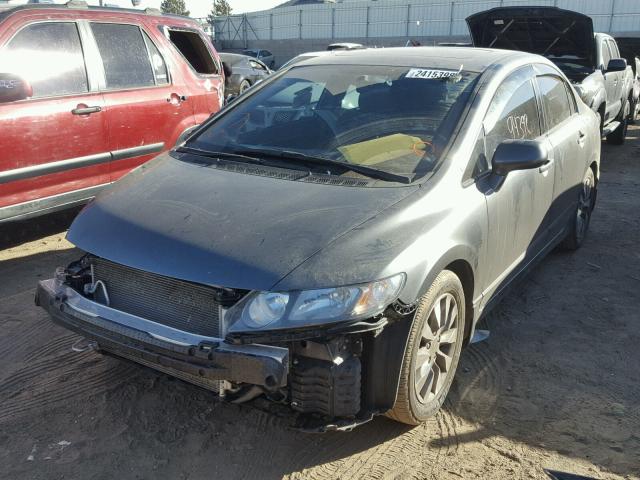 2HGFA1E88AH545230 - 2010 HONDA CIVIC EX ნაცრისფერი ფოტო 2