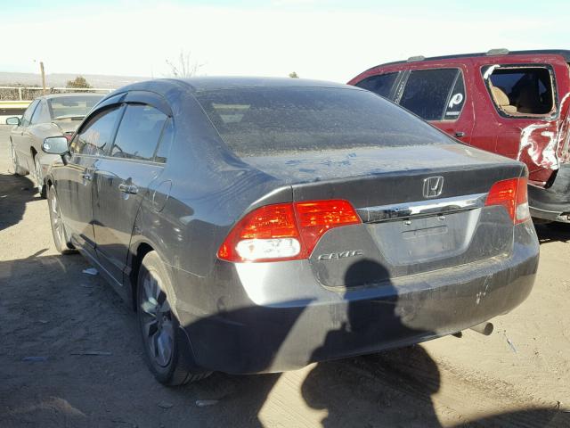 2HGFA1E88AH545230 - 2010 HONDA CIVIC EX ნაცრისფერი ფოტო 3
