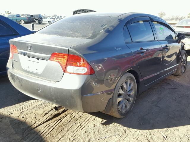 2HGFA1E88AH545230 - 2010 HONDA CIVIC EX ნაცრისფერი ფოტო 4