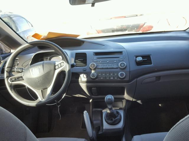 2HGFA1E88AH545230 - 2010 HONDA CIVIC EX ნაცრისფერი ფოტო 9