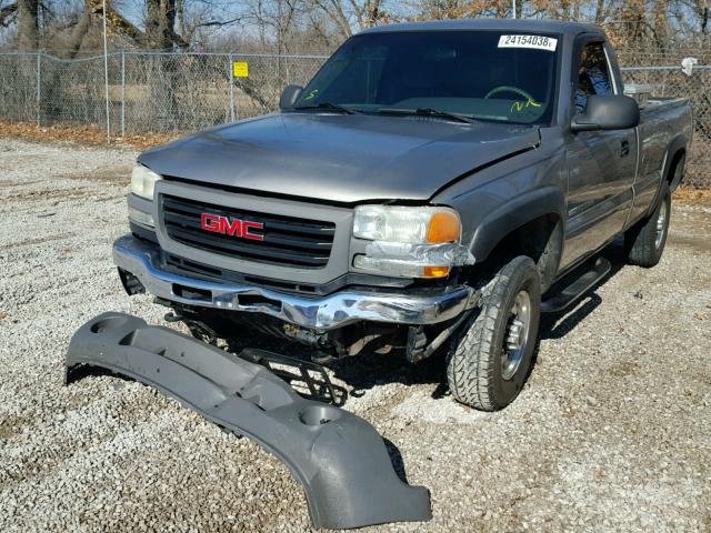 1GTHC24U93Z122780 - 2003 GMC SIERRA C25 GRAY photo 2