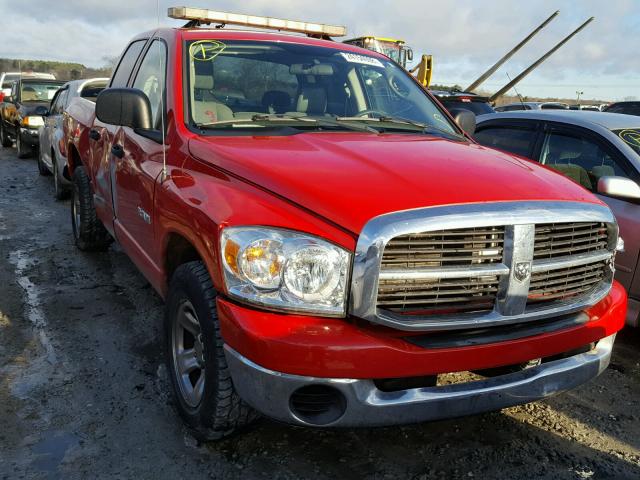 1D7HA18N08S604109 - 2008 DODGE RAM 1500 S RED photo 1