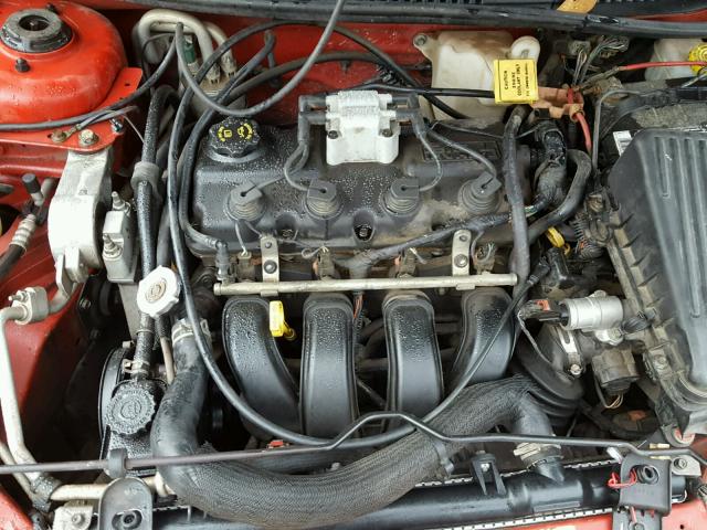 1B3ES26C64D589066 - 2004 DODGE NEON BASE RED photo 7