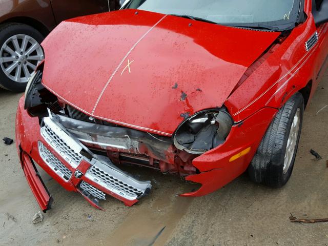 1B3ES26C64D589066 - 2004 DODGE NEON BASE RED photo 9