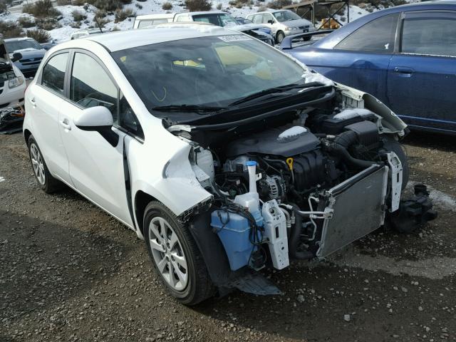 KNADM5A31E6382021 - 2014 KIA RIO LX Սպիտակ լուսանկար 1