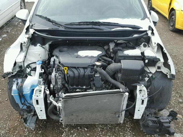 KNADM5A31E6382021 - 2014 KIA RIO LX Սպիտակ լուսանկար 7