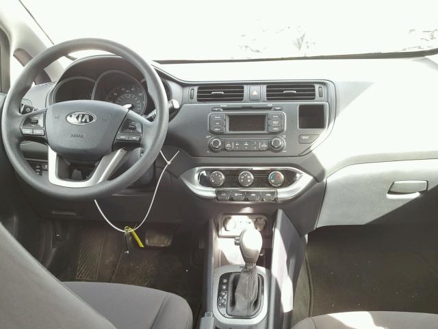 KNADM5A31E6382021 - 2014 KIA RIO LX Սպիտակ լուսանկար 9