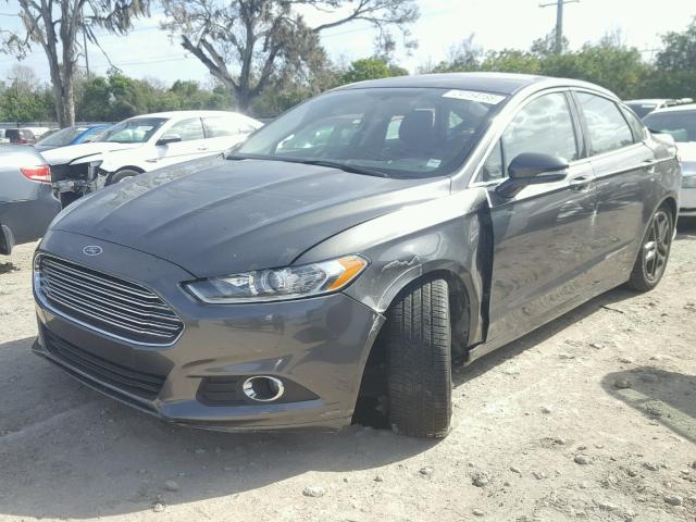 3FA6P0HD3FR211382 - 2015 FORD FUSION SE CHARCOAL photo 2