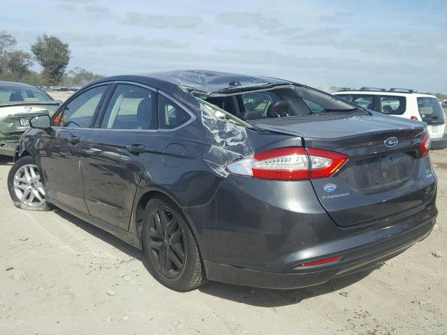 3FA6P0HD3FR211382 - 2015 FORD FUSION SE CHARCOAL photo 3