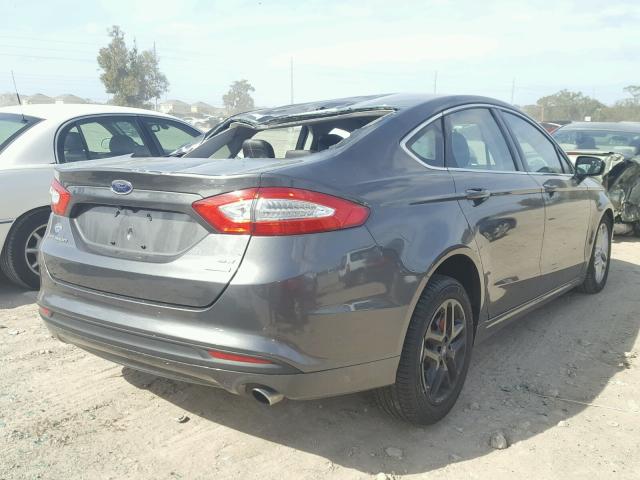 3FA6P0HD3FR211382 - 2015 FORD FUSION SE CHARCOAL photo 4