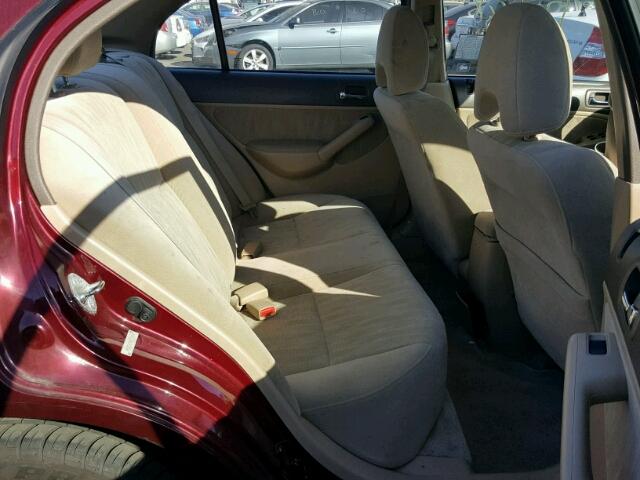 2HGES267X4H516014 - 2004 HONDA CIVIC EX ბურგუნდია ფოტო 6