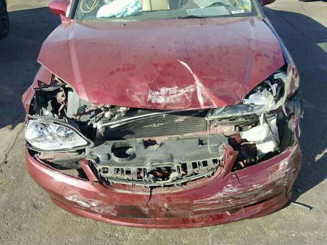 2HGES267X4H516014 - 2004 HONDA CIVIC EX ბურგუნდია ფოტო 9