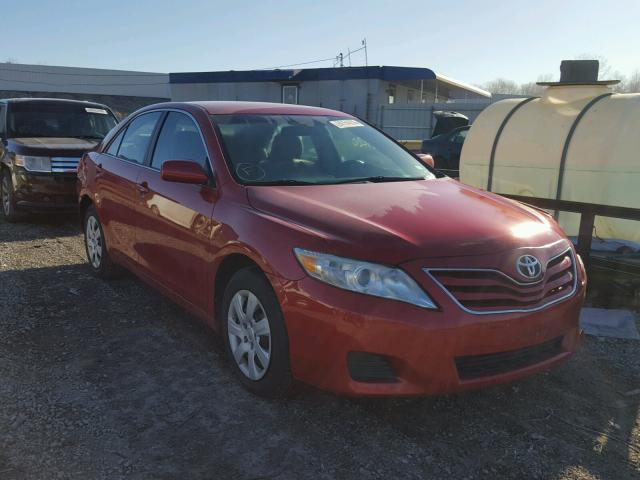 4T4BF3EK9BR179588 - 2011 TOYOTA CAMRY BASE RED photo 1