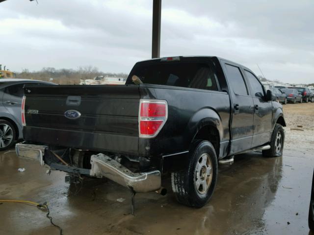 1FTEW1C89AFB66348 - 2010 FORD F150 SUPER BLACK photo 4