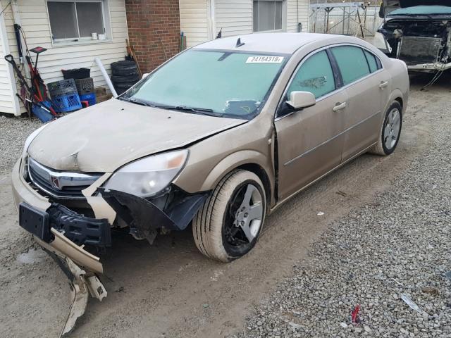 1G8ZS57N48F124128 - 2008 SATURN AURA XE BEIGE photo 2