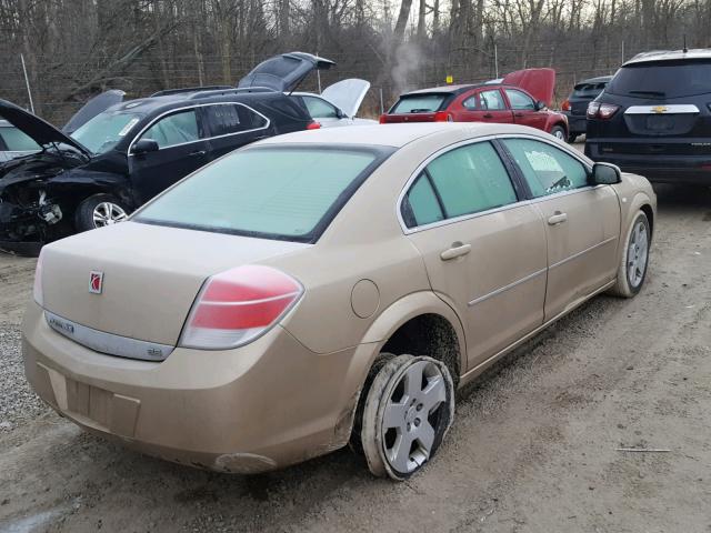 1G8ZS57N48F124128 - 2008 SATURN AURA XE BEIGE photo 4