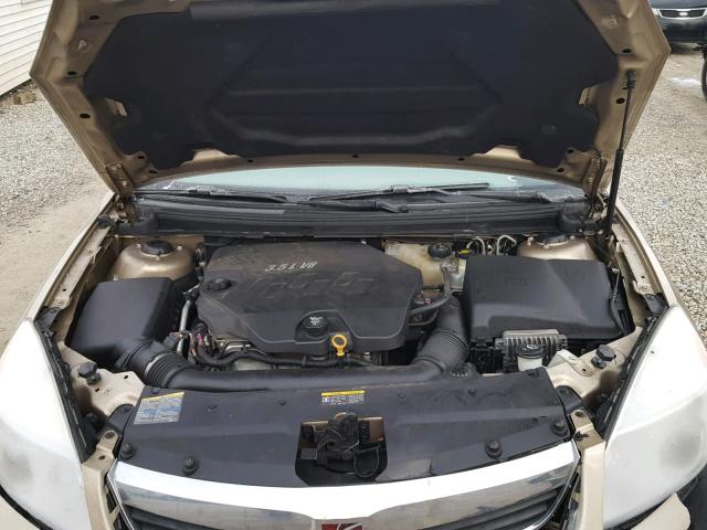 1G8ZS57N48F124128 - 2008 SATURN AURA XE BEIGE photo 7