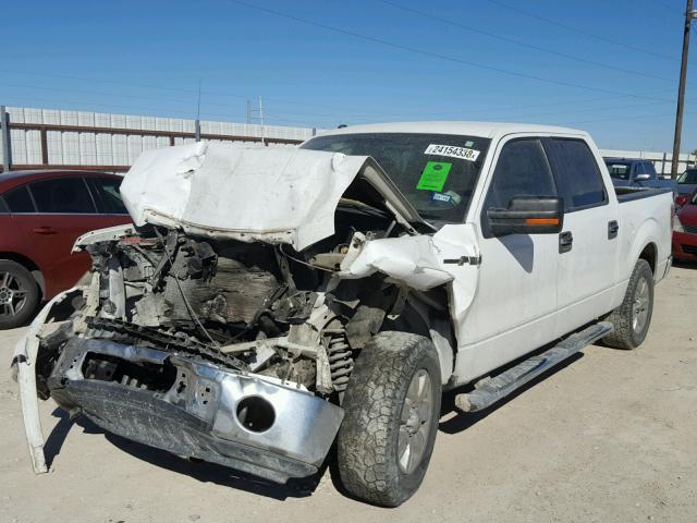 1FTEW1C88AFB55230 - 2010 FORD F150 SUPER WHITE photo 2